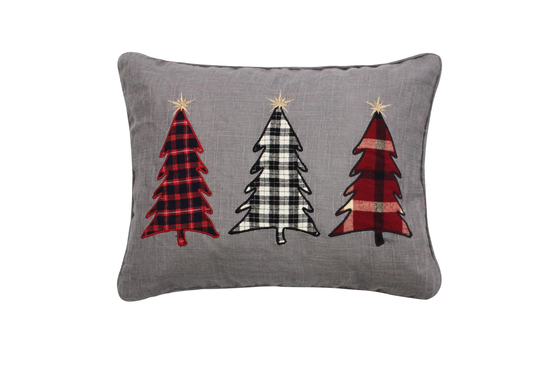 Multicolor Christmas Trees Gifts and Decor Co Christmas Trees Throw Pillow 18x18 